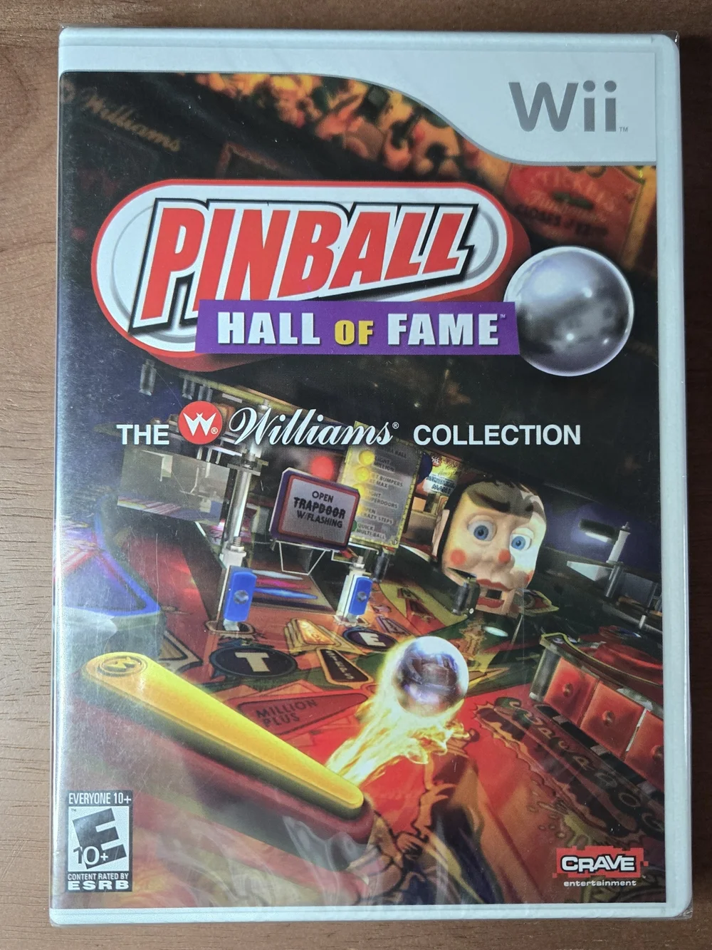 Nintendo Wii Williams Pinball Hall of Fame New Sealed